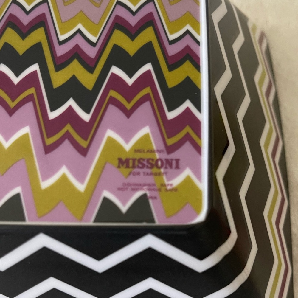 EUC Bundle of 2 Missoni for Target Melamine Cereal Bowls - Picture 7 of 8
